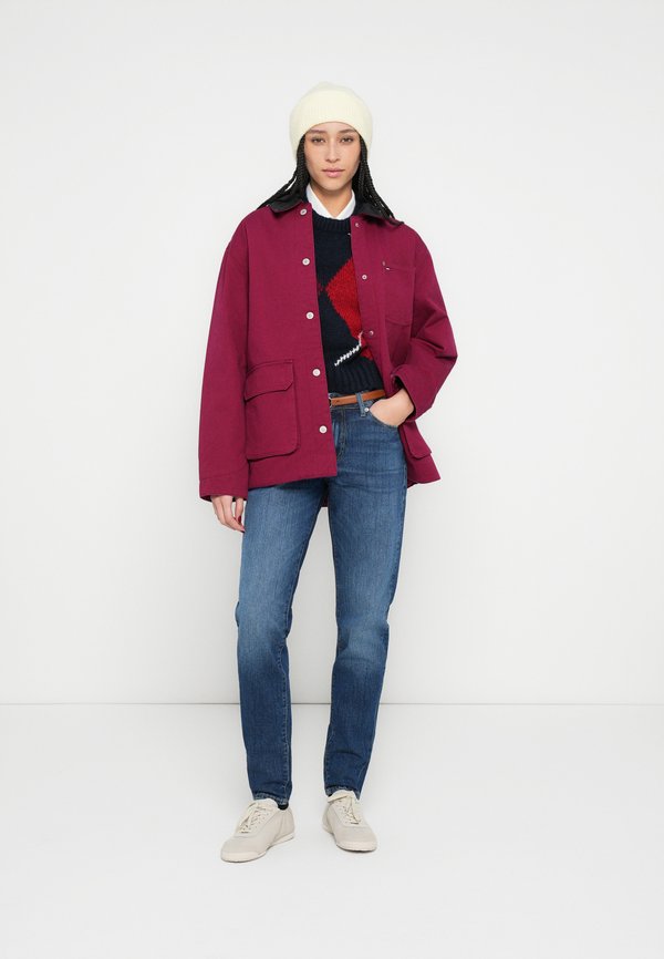 Tommy Jeans CORDUROY COLLAR TWILL UTILITY JACKET