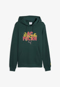 Puma AC MILAN FTBLCULTURE  - Hoodie - dark myrtle-sunny yellow