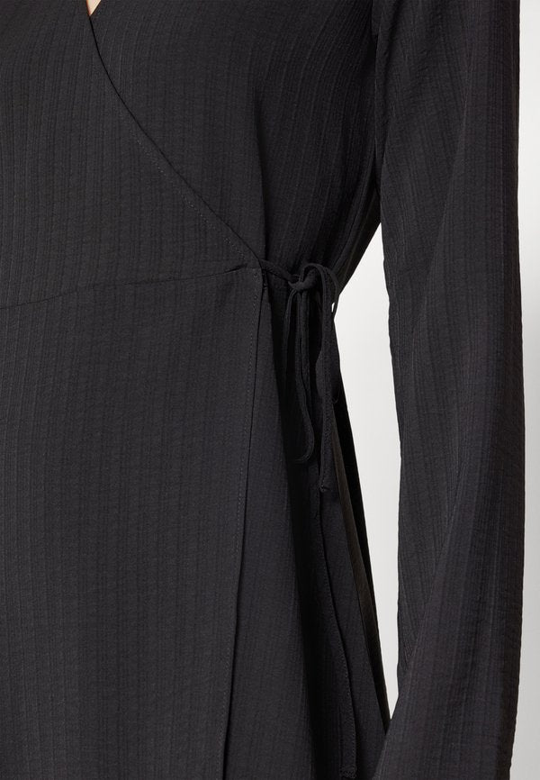 VILA VILOVIE NEW WRAP MIDI DRESS