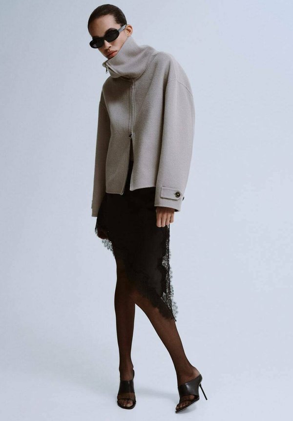 Mango A-line skirt - zwart