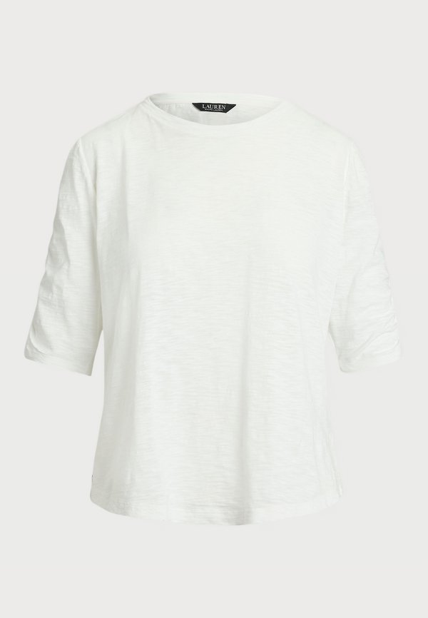 Lauren Ralph Lauren SLUB COTTON JERSEY ELBOW SLEEVE T-SHIRT