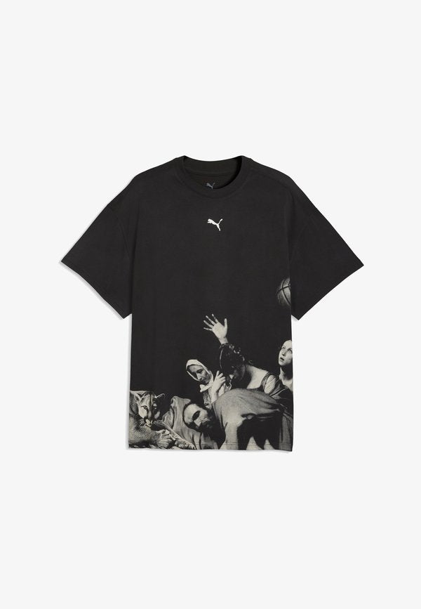 Puma MEMORY LANE OVERSIZED T-SHIRT - Print T-shirt - black