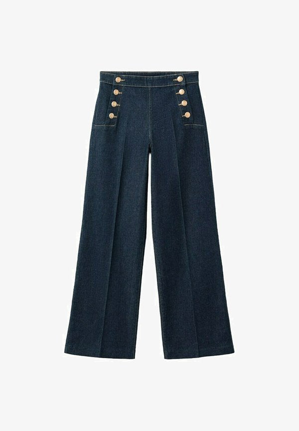 Mango ADULT    - Relaxed fit jeans - open blue