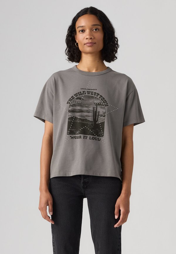 Levi's® VINTAGE TEE - Print T-shirt - star stud wild west vt smoked pearl