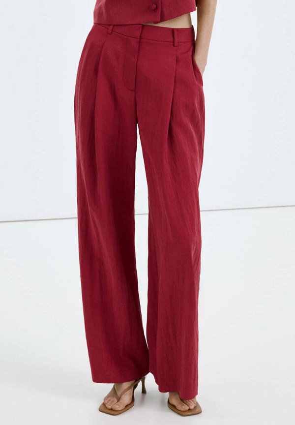 Mango ADULT - Trousers - red