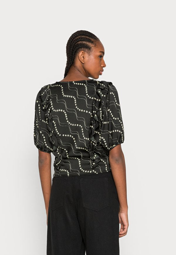 Pieces PCHAISLEY V NECK TOP