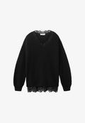 Mango Jumper - black