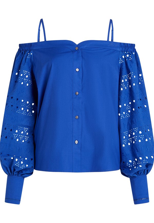 KARL LAGERFELD OFF SHOULDER EMBROIDERY