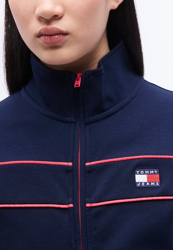 Tommy Jeans TOMMY BADGE PIPING ZIP-THRU SWEATSHIRT