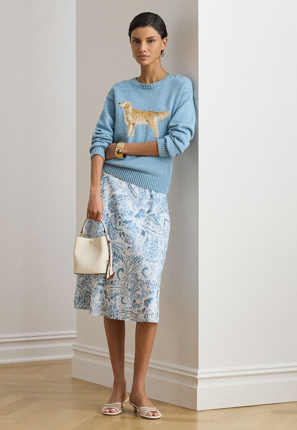 Lauren Ralph Lauren PAILEY CREPE MIDI SKIRT