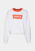 Levi's® VINTAGE RAGLAN CREW - Sweatshirt - bright white/orange rust