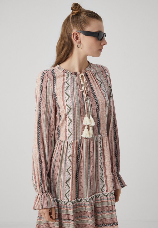 VILA VINALA V NECK MINI DRESS