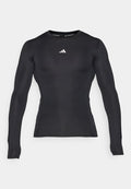 adidas Performance TECHFIT COMPRESSION TRAINING LONG SLEEVE T-SHIRT - Long sleeved top - black