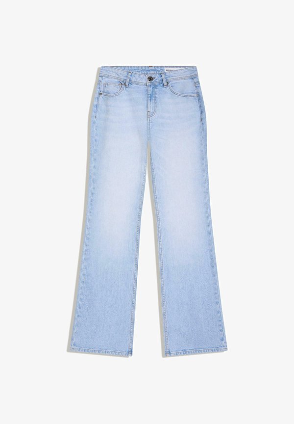 Bershka Flared Jeans - light blue