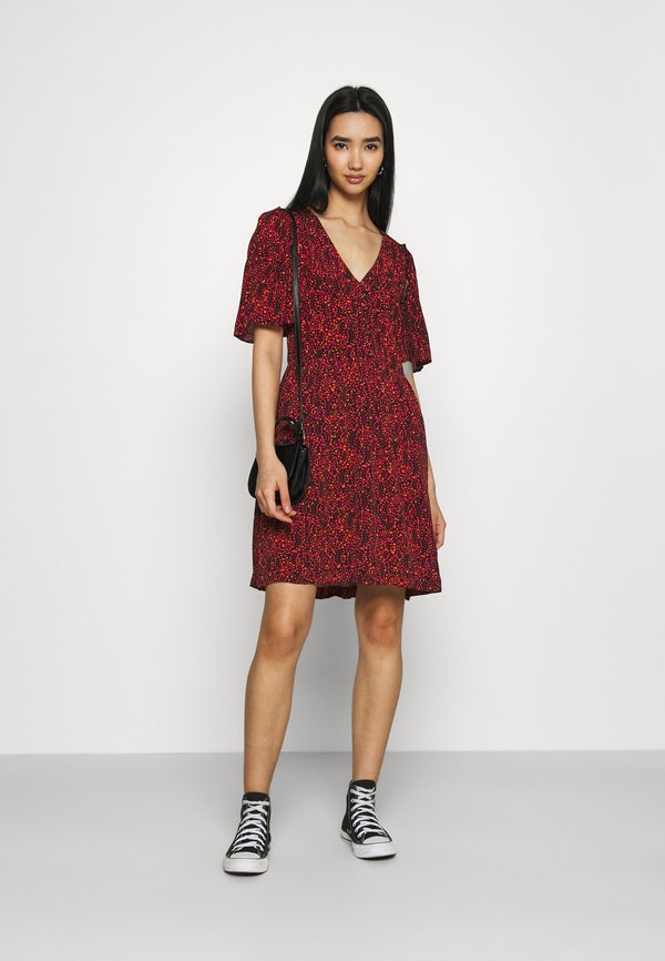Scotch & Soda PRINTED DRESS WITH FITTED WAIST