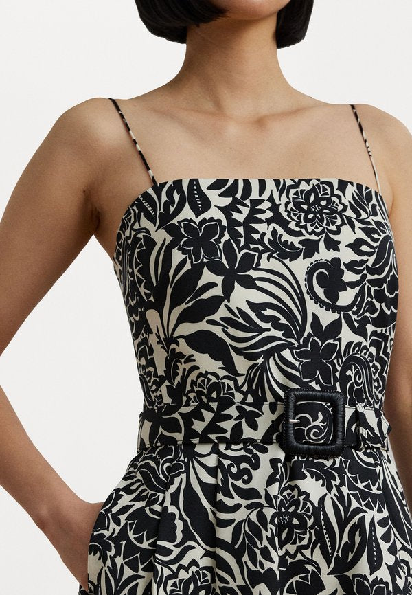 Lauren Ralph Lauren STRUCTURED FAILLE COCKTAIL WITH BELT