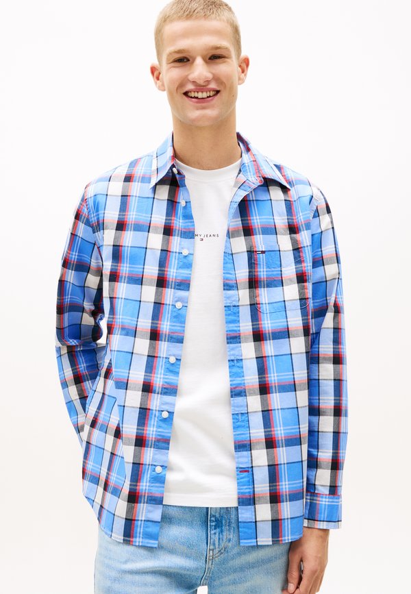 Tommy Jeans REGULAR FIT CHECK POPLIN SHIRT
