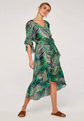 Apricot TROPICAL LEAF RUFFLE