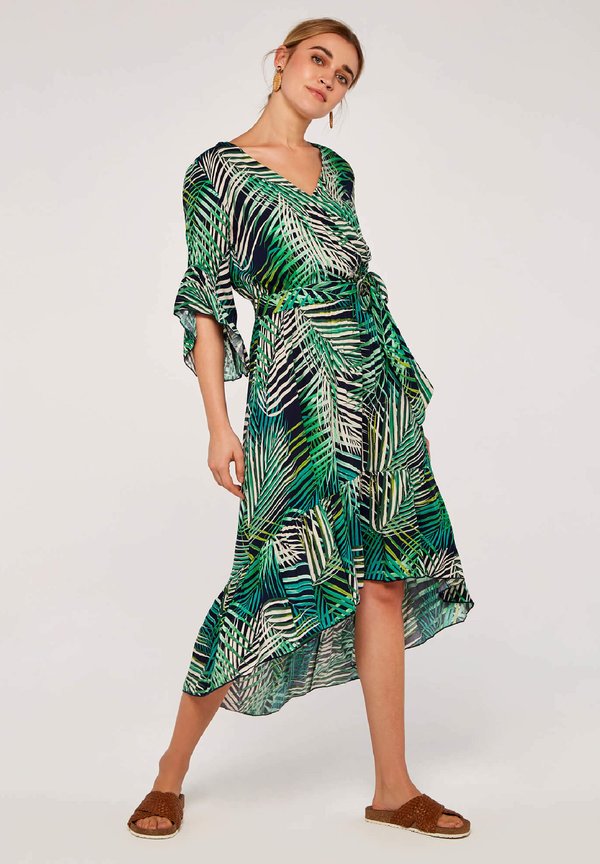 Apricot TROPICAL LEAF RUFFLE