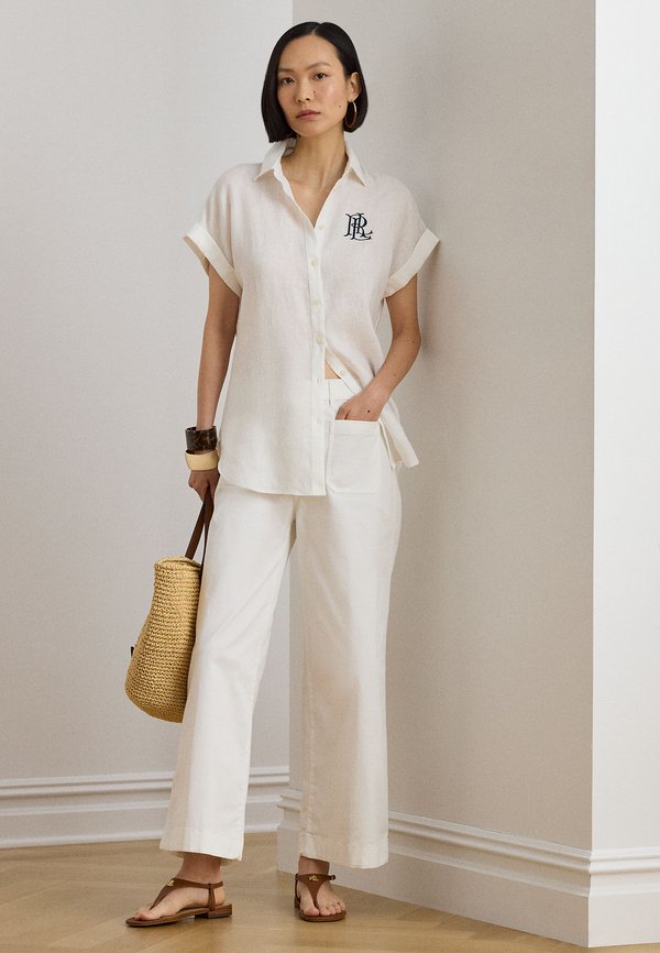 Lauren Ralph Lauren STRETCH CHINO WIDE LEG CROPPED PANT
