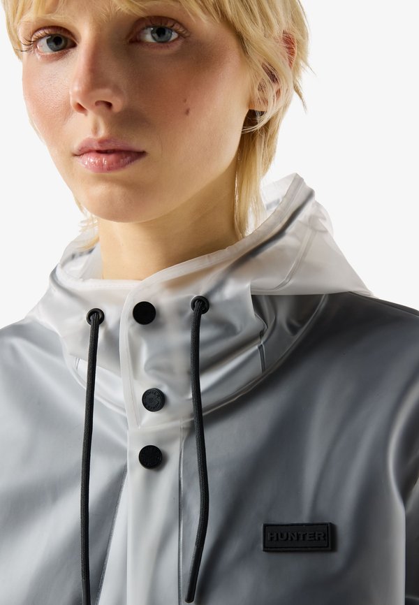Hunter ORIGINAL IZZY CLEAR MATTE HOODED JACKET UNISEX
