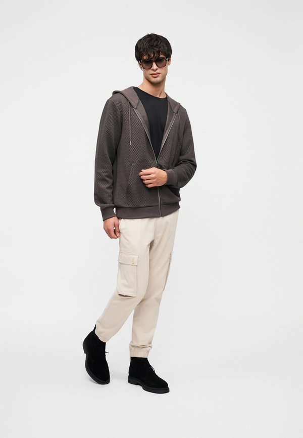 Pier One by Zalando TEXTURED ZIP HOODIE