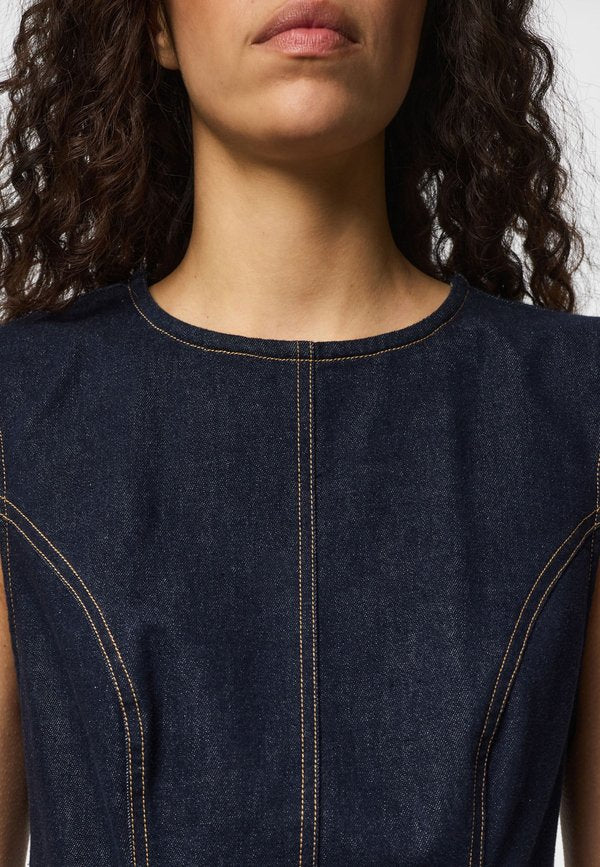 Pieces Midi PCFRANNA DENIM