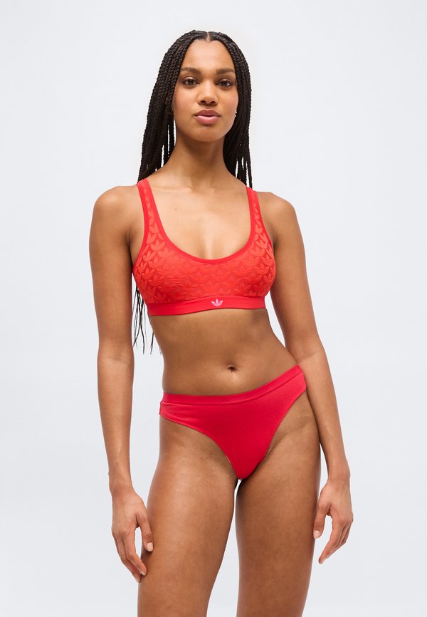 adidas Sportswear THONG 3 PACK - Thong - red/white/grey