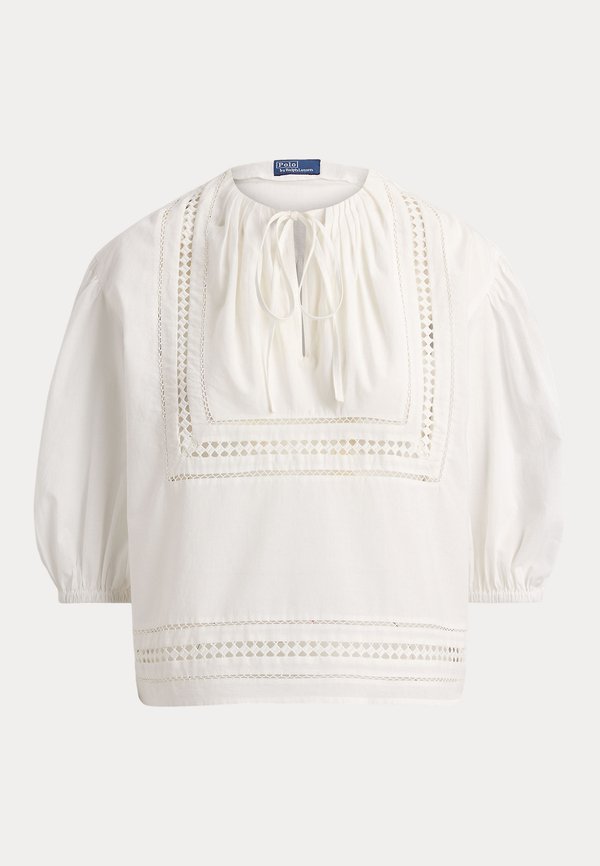 Polo Ralph Lauren LACE-TRIM COTTON SHIRT