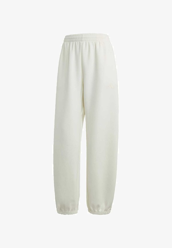 adidas Sportswear SOFT LUX PANTS - Tracksuit bottoms - owhite