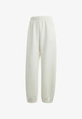 adidas Sportswear SOFT LUX PANTS - Tracksuit bottoms - owhite