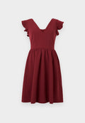 VILA VICLARA FLOUNCE SLEEVES DRESS