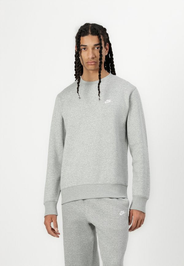Nike Sportswear CLUB CREW - Sweatshirt - grey/white