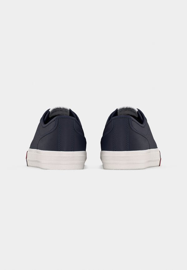 Tommy Jeans ARCHIVE FLAG STRIPE LEATHER TRAINERS