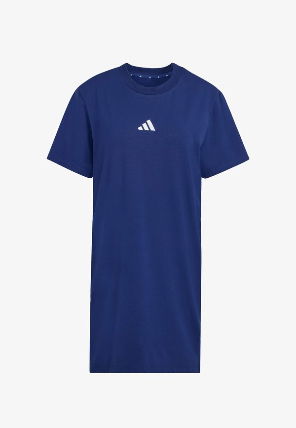 adidas Sportswear Jersey dress - dark blue   white