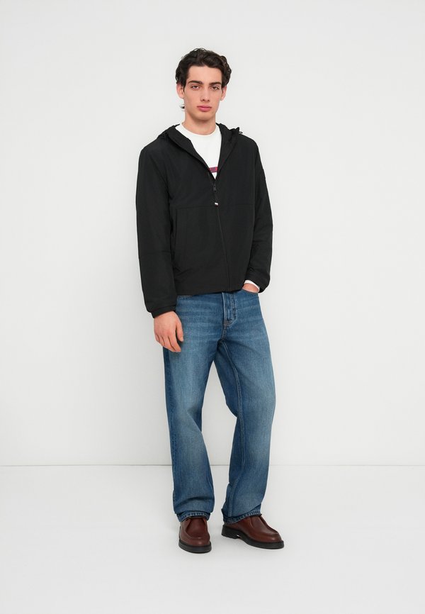 Tommy Hilfiger TONAL LOGO ZIP-THRU HOODED JACKET