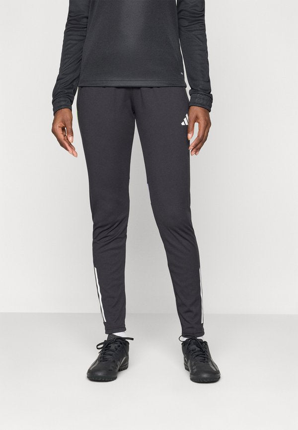 adidas Performance TIRO25CTRAINING PANT WOMEN - Tracksuit bottoms - black/purple rush
