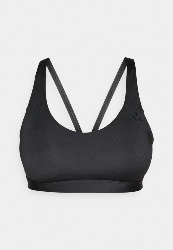 adidas Performance ALL ME ESSENTIALS MEDIUM SUPPORT BRA - Medium support sports bra - black