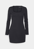 Abercrombie & Fitch SPLIT CUFF PONTE SHORT DRESS