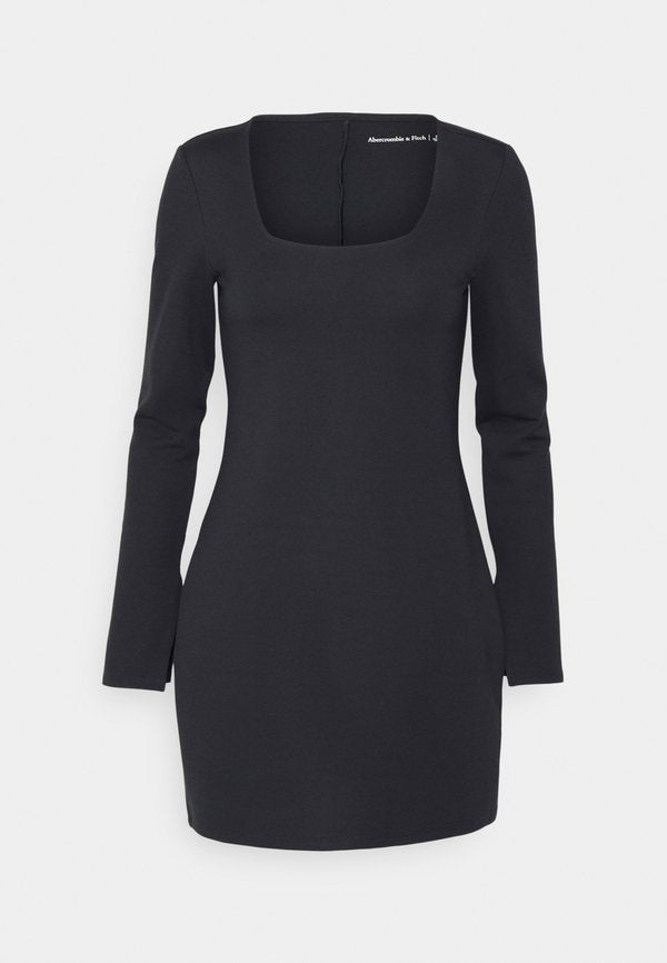 Abercrombie & Fitch SPLIT CUFF PONTE SHORT DRESS