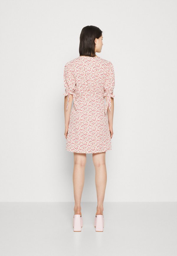 JDY JDYNICOLE TIE SLEEVE SHORT DRESS