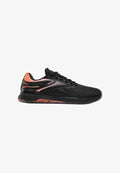 Reebok NANO X5 FLOW - Training shoe - black arena/orange future peach