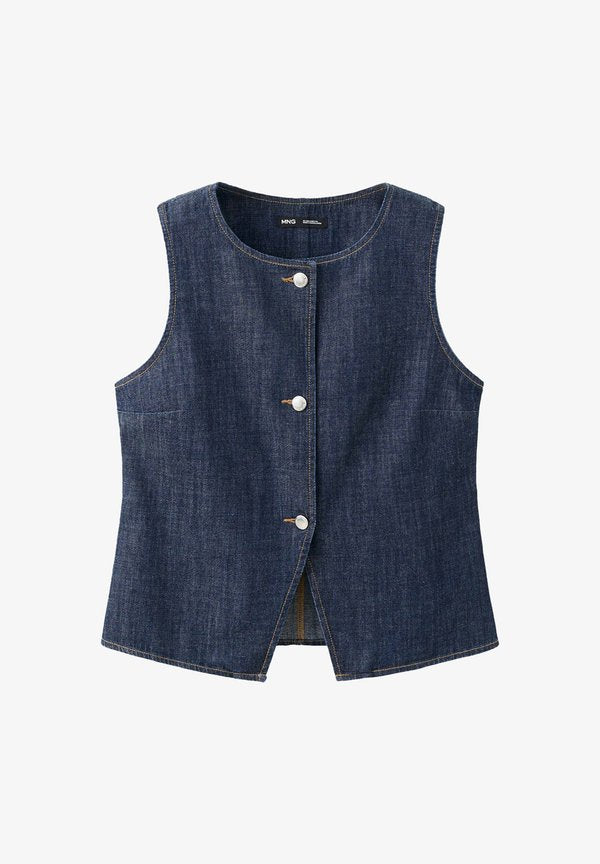 Mango ADULT - Waistcoat - blue