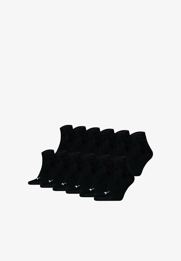 Puma UNISEX 12 PACK - Sneaker socks - schwarz