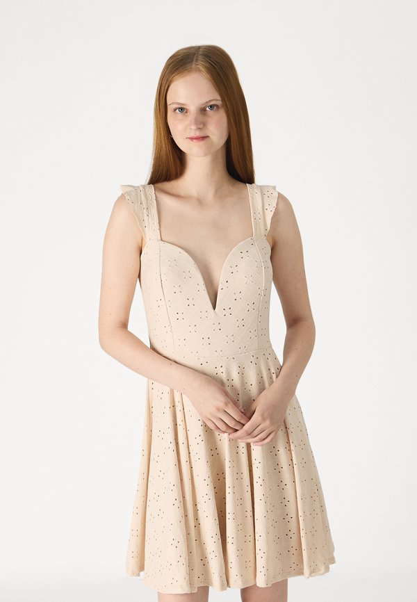 WAL G. NATADDIA V NECK SUMMER DRESS