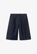 Mango ADULT - Denim shorts - blue denim