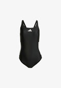 adidas Performance 3-STRIPES C-BACK - Swimsuit - black   white