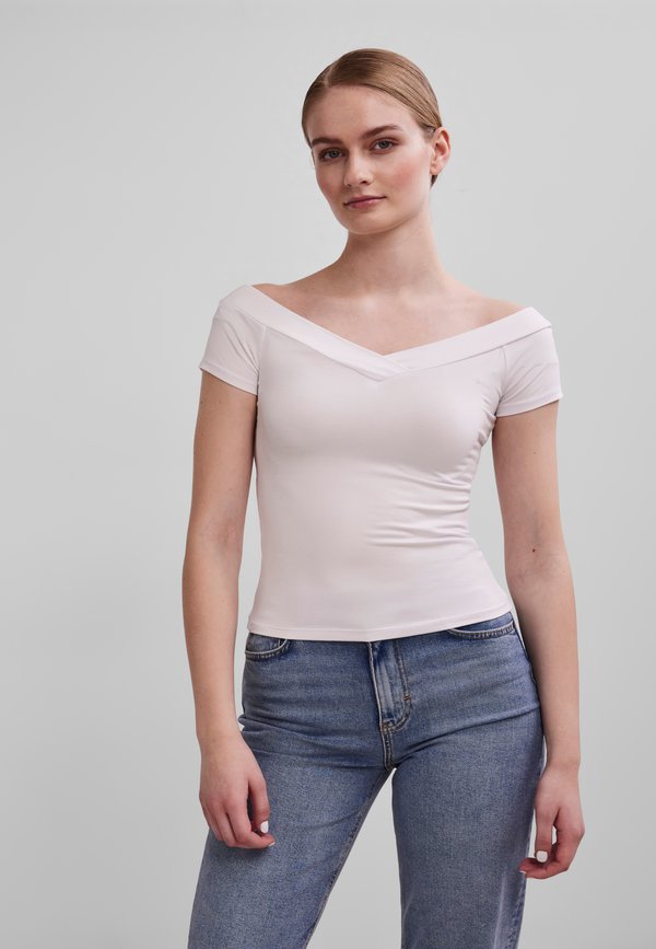 Pieces PCMALIVA OFF SHOULDER V NECK