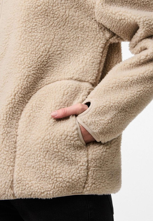 Pieces PCSADIA LS TEDDY JACKET NOOS BC