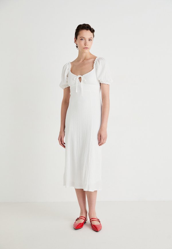 Gina Tricot PUFF SLEEVE MIDI DRESS